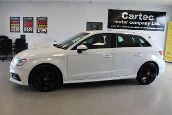AUDI A3 2.0 TFSI S line Sportback 5dr Petrol S Tronic Euro 6 (s/s) (190 