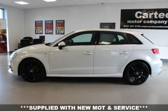 AUDI A3 2.0 TFSI S line Sportback 5dr Petrol S Tronic Euro 6 (s/s) (190 