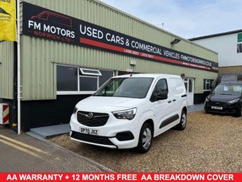 Vauxhall Combo 1.6 Turbo D 2300 Sportive Panel Van 4dr Diesel Manual L1 H1 Euro