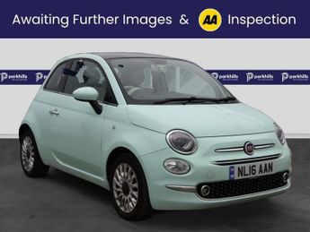 FIAT 500 1.2 Lounge Hatchback 3dr Petrol Manual Euro 6 (s/s) (70 bhp) - A