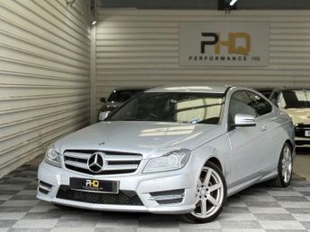 Mercedes C Class 1.6 C180 BlueEfficiency AMG Sport Coupe 2dr Petrol G-Tronic+ Eur