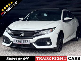 Honda Civic 1.0 VTEC Turbo EX [Pan Roof] 5dr - AUTO!