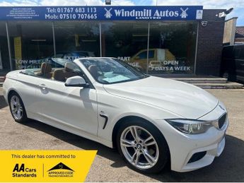 BMW 430 2.0 430i M Sport Convertible 2dr Petrol Auto Euro 6 (s/s) (252 p