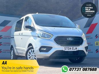 FORD TRANSIT CUSTOM 2.0 300 EcoBlue Limited Crew Van Double Cab 5dr Diesel Auto L1 H