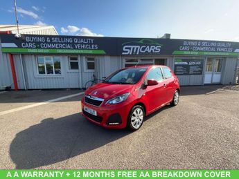 Peugeot 108 1.0 Active Hatchback 5dr Petrol Manual Euro 6 (68 ps)