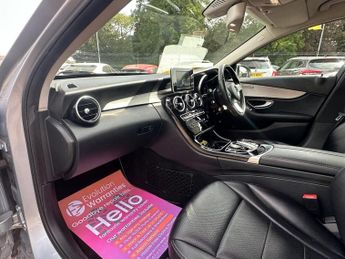 MERCEDES-BENZ C-CLASS 2.0 C200 Sport Saloon 4dr Petrol 7G-Tronic+ Euro 6 (s/s) (184 ps