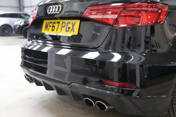 AUDI S3 2.0 TFSI Black Edition Sportback 5dr Petrol S Tronic quattro Eur