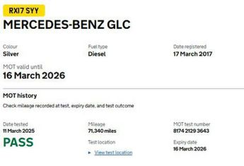 MERCEDES-BENZ GLC 2.1 GLC220d AMG Line (Premium Plus) SUV 5dr Diesel G-Tronic 4MAT
