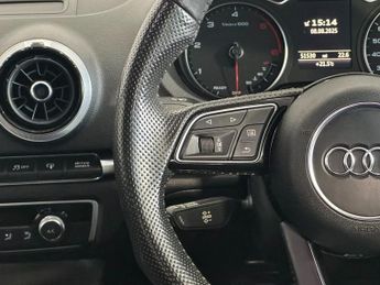 AUDI A3 1.6 TDI S line Saloon 4dr Diesel Manual Euro 6 (s/s) (110 ps)