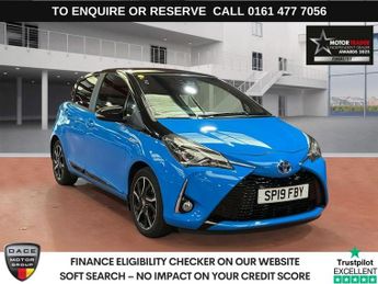 Toyota Yaris 1.5 VVT-h Cyan Bi-Tone Hatchback 5dr Petrol Hybrid E-CVT Euro 6 
