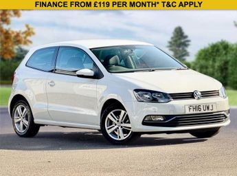 Volkswagen Polo 1.0 BlueMotion Tech Match Hatchback 3dr Petrol Manual Euro 6 (s/