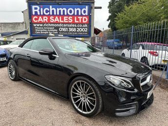 MERCEDES-BENZ E-CLASS 2.0 E220d AMG Line (Premium) Cabriolet 2dr Diesel G-Tronic+ Euro