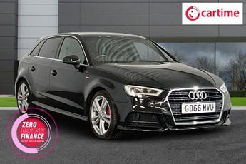 AUDI A3 1.6 TDI S line Sportback 5dr Diesel Manual Euro 6 (s/s) (110 ps)