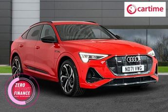 AUDI E-TRON 55 Black Edition Sportback 5dr Electric Auto quattro 95kWh (11kW