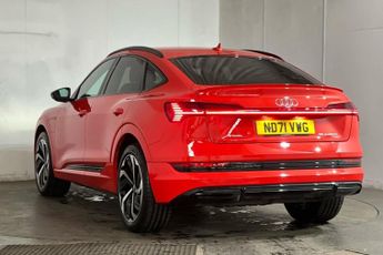 AUDI E-TRON 55 Black Edition Sportback 5dr Electric Auto quattro 95kWh (11kW