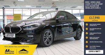 BMW 218 2.0 218d Sport (LCP) Saloon 4dr Diesel Auto Euro 6 (s/s) (150 ps