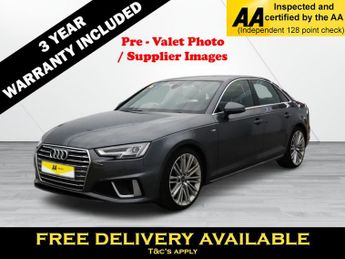 AUDI A4 2.0 TFSI 40 S line Saloon 4dr Petrol S Tronic Euro 6 (s/s) (190 