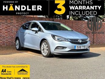 Vauxhall Astra 1.4i Design Hatchback 5dr Petrol Manual Euro 6 (100 ps)