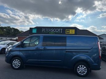 FORD TRANSIT CUSTOM 2.0 320 EcoBlue Limited Crew Van Double Cab 5dr Diesel Auto L2 H
