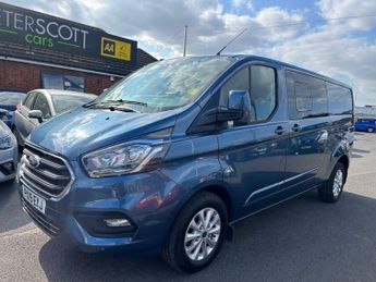 FORD TRANSIT CUSTOM 2.0 320 EcoBlue Limited Crew Van Double Cab 5dr Diesel Auto L2 H