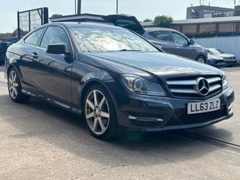 Mercedes C Class 2.1 C250 CDI AMG Sport Coupe 2 Door Diesel Black Automatic Black