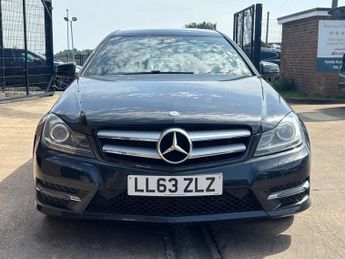 MERCEDES-BENZ C-CLASS 2.1 C250 CDI AMG Sport Coupe 2 Door Diesel Black Automatic Black