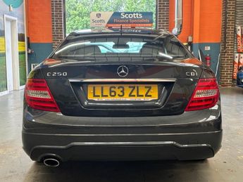 MERCEDES-BENZ C-CLASS 2.1 C250 CDI AMG Sport Coupe 2 Door Diesel Black Automatic Black