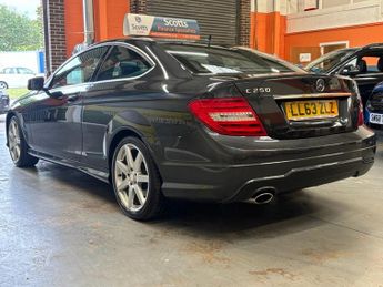 MERCEDES-BENZ C-CLASS 2.1 C250 CDI AMG Sport Coupe 2 Door Diesel Black Automatic Black