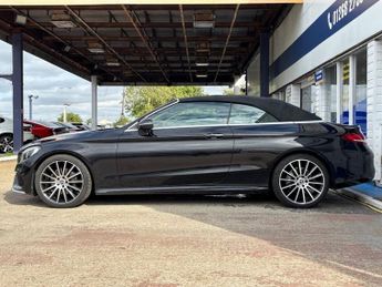 MERCEDES-BENZ C-CLASS 2.0 C200 AMG Line (Premium Plus) Cabriolet 2dr Petrol G-Tronic+ 