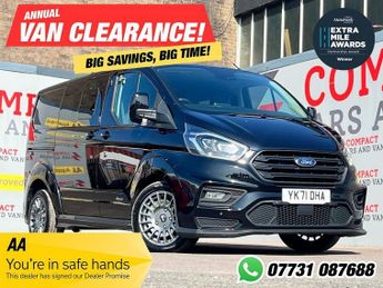 FORD TRANSIT CUSTOM 2.0 320 EcoBlue Limited Crew Van Double Cab 5dr Diesel Auto L1 H