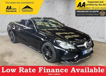 Mercedes E Class 2.1 E220 CDI AMG Sport Cabriolet 2dr Diesel G-Tronic+ Euro 5 (s/