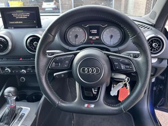 AUDI S3 2.0 TFSI Black Edition Sportback 5 Door Blue Petrol S Tronic Aut