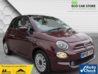 Fiat 500 1.2 Lounge Hatchback 3dr Petrol Manual Euro 6 (s/s) (69 bhp)