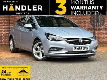 Vauxhall Astra 1.4i Turbo SRi Hatchback 5dr Petrol Manual Euro 6 (150 ps)