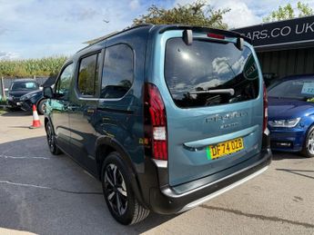 PEUGEOT e-Rifter 52kWh GT Standard MPV 5dr Electric Auto (7.4kW Charger) (136 ps)