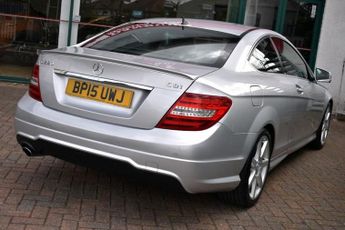 MERCEDES-BENZ C-CLASS C220CDi AMG SPORT EDITION COUPE AUTO 168 BHP
