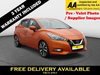 Nissan Micra 1.0 DIG-T Tekna Hatchback 5dr Petrol Manual Euro 6 (s/s) (117 ps