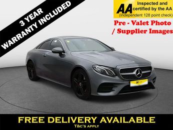 Mercedes E Class 2.0 E220d AMG Line (Premium) Coupe 2dr Diesel G-Tronic+ Euro 6 (