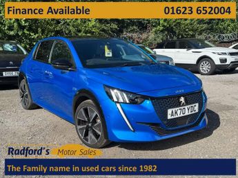 PEUGEOT E-208 50kWh GT Hatchback 5dr Electric Auto (136 ps)