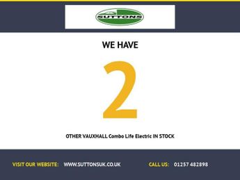 VAUXHALL Combo Life Electric 52kWh Ultimate XL MPV 5dr Electric Auto (7.4kW Charger) (136 ps)