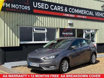 Ford Focus 1.0T EcoBoost Titanium Hatchback 5dr Petrol Manual Euro 6 (s/s) 