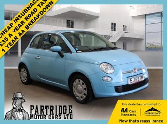 Fiat 500 1.2 Pop Hatchback 3dr Petrol Manual Euro 6 (s/s) (69 bhp)