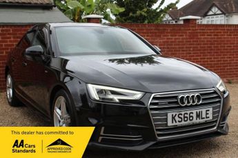 Audi A4 2.0 TFSI S line Saloon 4dr Petrol S Tronic quattro Euro 6 (s/s) 