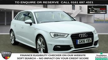 AUDI A3 2.0 TDI S line Sportback 5dr Diesel S Tronic Euro 6 (s/s) (Nav) 
