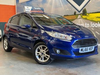 Ford Fiesta 1.25 Zetec Hatchback 5 Door Petrol Manual Blue Euro 6 