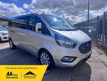 FORD TOURNEO CUSTOM 2.0 320 EcoBlue Titanium Minibus Double Cab 5dr Diesel Auto L2 E