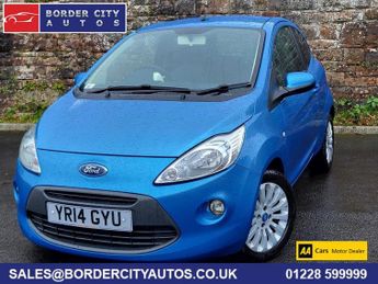 Ford Ka 1.2 Zetec Hatchback 3dr Petrol Manual Euro 6 (s/s) (69 ps)