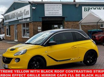 Vauxhall ADAM 1.4 16v SLAM Hatchback 3 Door Extreme Yellow Petrol Manual Euro 
