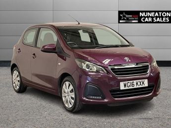 Peugeot 108 1.0 Active Hatchback 5dr Petrol Manual Euro 6 (68 ps)