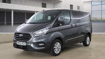 FORD TRANSIT CUSTOM 2.0 320 EcoBlue Limited Crew Van Double Cab 5dr Diesel Auto L1 H